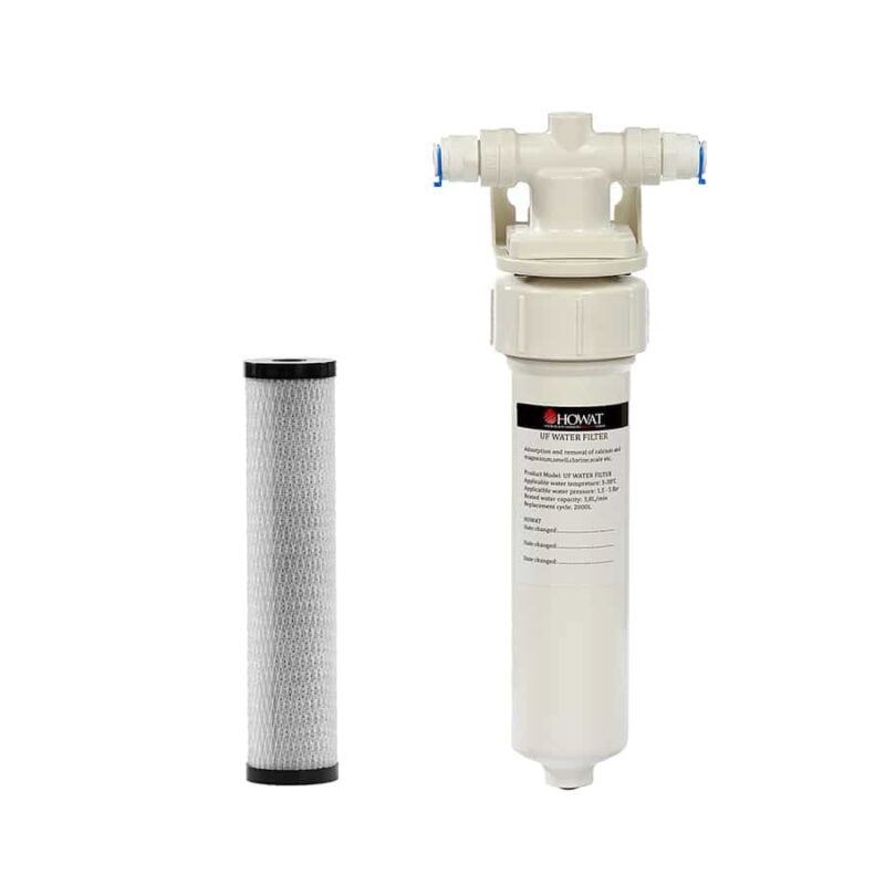 Filter plus filterelement voor de kokendwaterkraan