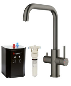 Kokend water kraan Gun Metal