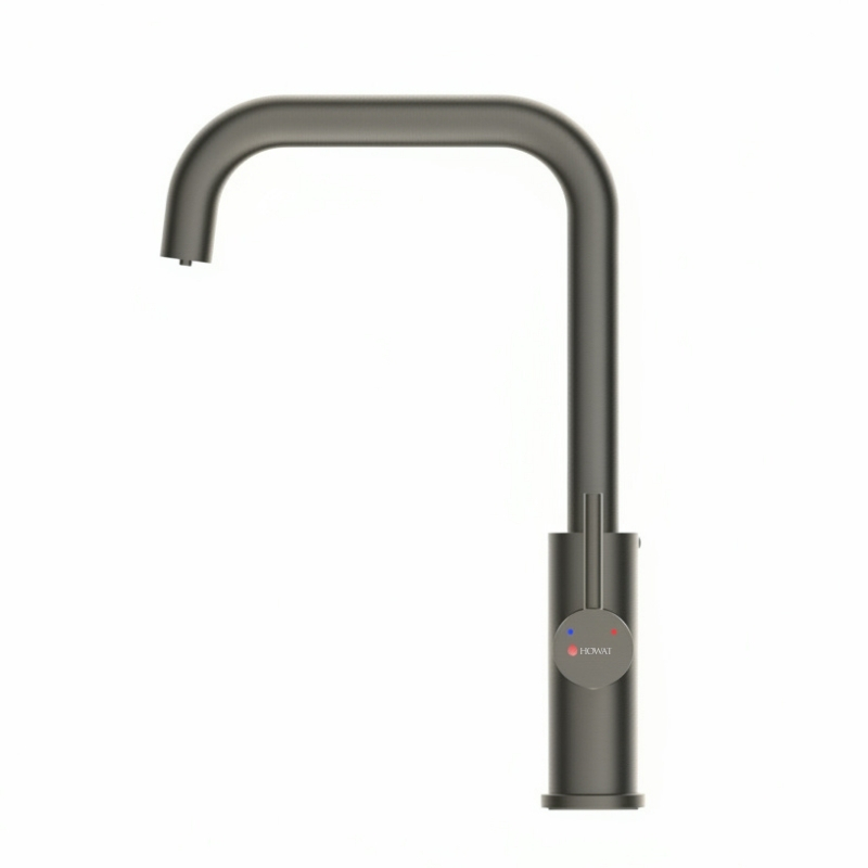 Alternative view of 3-in-1 kokend water kraan set GUN METAL