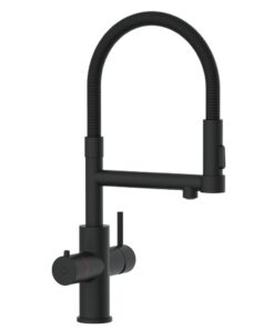 3-in-1-Hahn für kochendes Wasser BLACK | Flexibler Auslauf