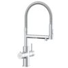 3-in-1 kokendwaterkraan Chroom | Flexibele uitloop