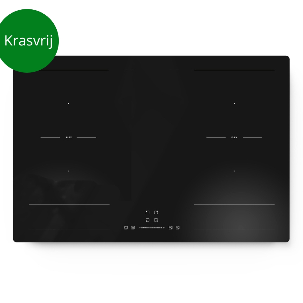 Krasvrije kookplaat 77cm