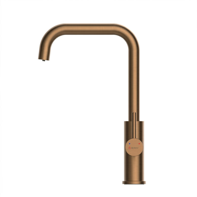 Alternative view of 3-in-1 kokend water kraan set Messing Brons