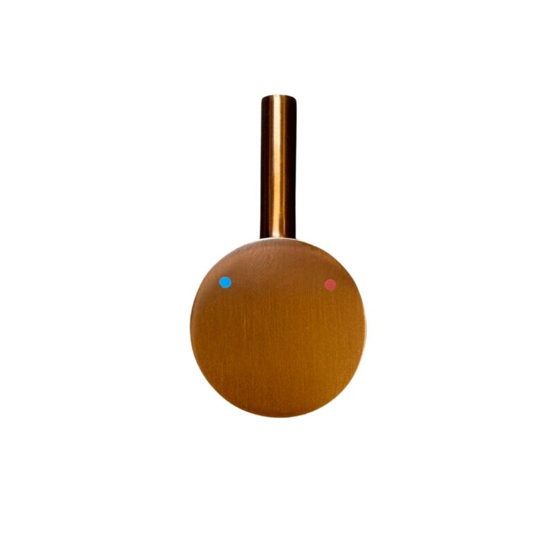 Kortere hendel | zonder logo | Messing Brons